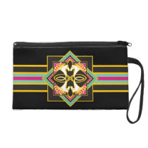 Celtic Horses Sueded Wristlet Bagettes Bag bagettes bags