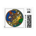 Celtic Hound & Bird Knot postage