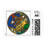 Celtic Hound & Bird Knot postage