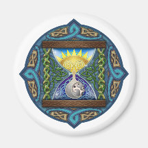 Celtic Hourglass Fridge Magnets
