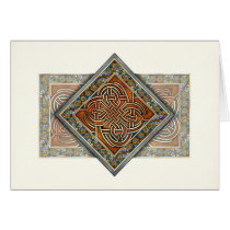 Celtic Interlace Panel Greeting Card