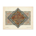 Celtic Interlace Panel Postcard