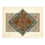 Celtic Interlace Panel Postcard