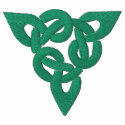 Celtic Irish Green Sign Symbol Pattern embroidered shirts
