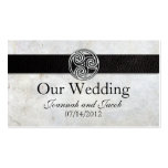 Celtic Irish Knot Wedding Website Card Business Cards
