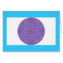 Celtic Kaleidoscopic Cross Greeting 2 cards
