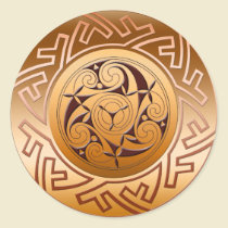 Celtic Key and Spiral stickers