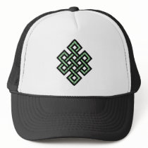 Celtic Knot 10 Green Hat