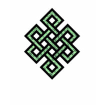 Celtic Knot 10 Green t-shirts