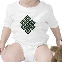 Celtic Knot 10 Green t-shirts