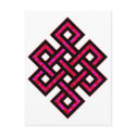 Celtic Knot 10 Red postcards
