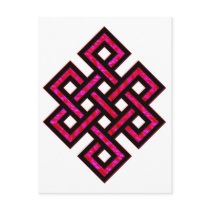 Celtic Knot 10 Red postcards