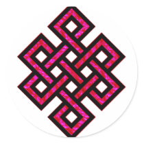Celtic Knot 10 Red stickers by fstasu60 Celtic Knot 10 Red stickers