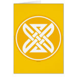 Celtic Knot 1 Gold Greeting Cards