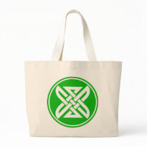Celtic Knot 1 Green bags