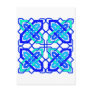 Celtic Knot 3 Blue Postcard