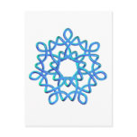 Celtic Knot 4 Blue Postcard