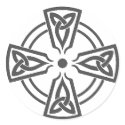 Celtic Knot 5 Black stickers