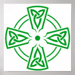 Celtic Knot 5 Green Print