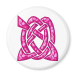 Celtic Knot 6 Red Magnet