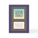 Celtic Knot Border Photo Frame Greeting Card