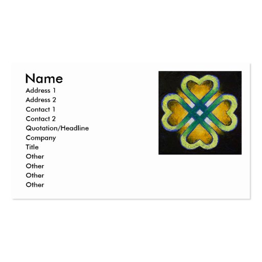 Celtic Knot Business Card