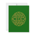 Celtic Knot Circle Personalized Invitations