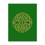 Celtic Knot Circle Postcard