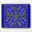 Celtic Knot Cross Mousepad by pentagramstar Celtic Knot Cross Mousepad