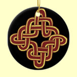Celtic Knot, Four Point  a Symbol of Good Luck ornaments