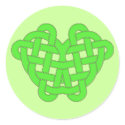 Celtic Knot Heart 001 Sticker