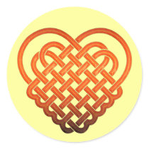 Celtic Knot Heart 004 Sticker