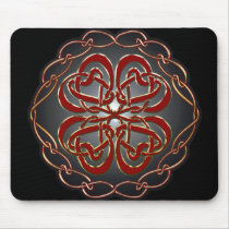 Celtic knot Hearts mousepads by pentagramstar Celtic knot Hearts mousepads