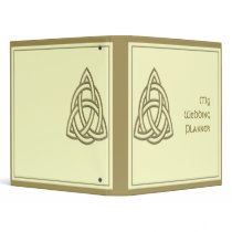 Celtic Knot in Harvest Gold and Mythic Ivory Binders