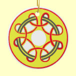 Celtic Knot Looping Pattern on Ornament ornaments