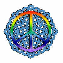Celtic Knot Peace 2-Sided Kids' Dark Shirts