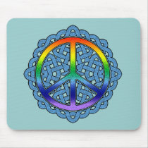 Celtic Knot Peace Mousepad