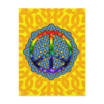 Celtic Knot Peace Postcard