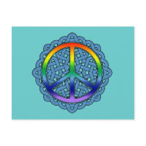 Celtic Knot Peace Postcard