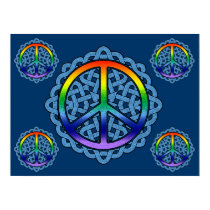 Celtic Knot Peace Poster