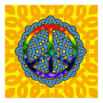 Celtic Knot Peace Posters