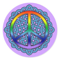 Celtic Knot Peace Stickers