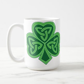 Celtic Knot Shamrock Mug