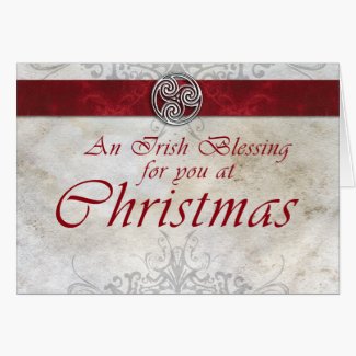 Celtic Knot Triskelion Christmas Card