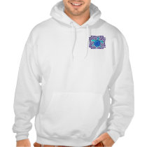 Celtic Knot Turtle (Blue) 2-Sided Hoodies