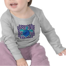 Celtic Knot Turtle (Blue) Infant Longsleeve T Shirts