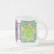 Celtic Knot Turtle Mugs