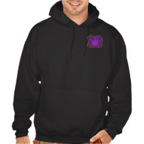Celtic Knot Turtle (Purple) 2-Sided Dark Hoodies