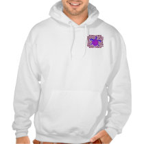 Celtic Knot Turtle (Purple) 2-Sided Hoodies