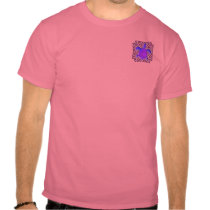 Celtic Knot Turtle (Purple) 2-Sided Shirts